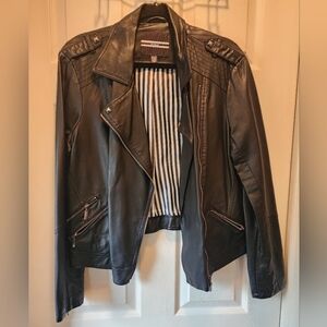 Women's Black Leather Jacket